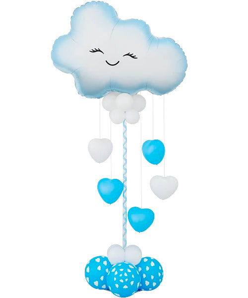 5ft Baby Cloud Balloon On a stand