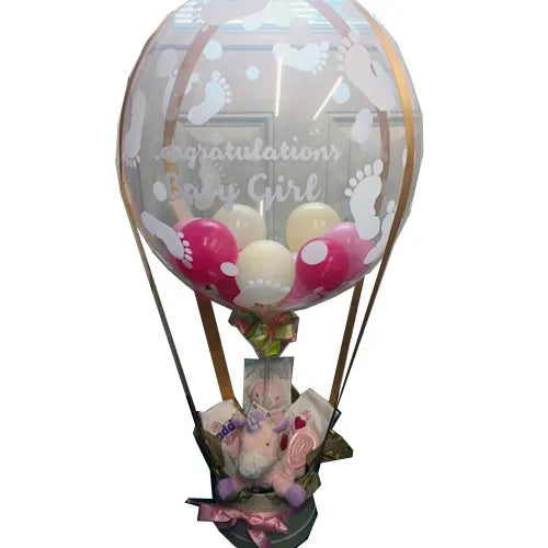 Gift Air Balloon With Deco Bubble