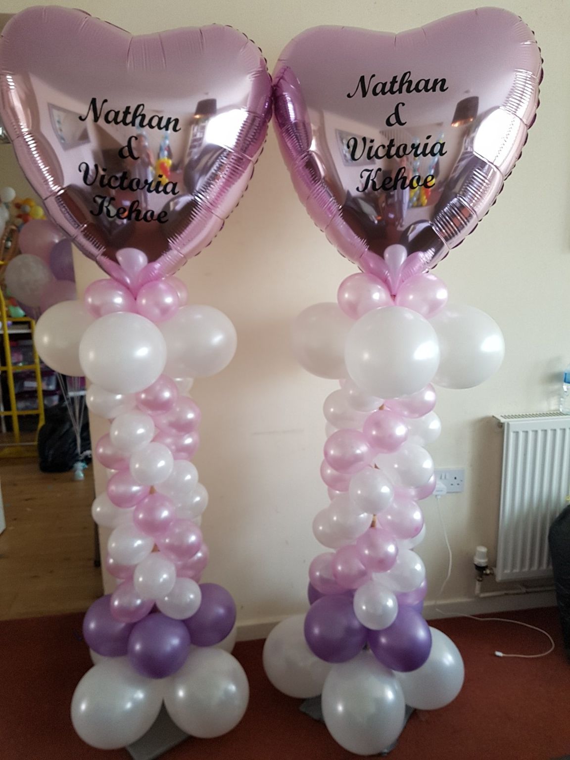 Any 36" Foil On A Latex air-filled balloon Column