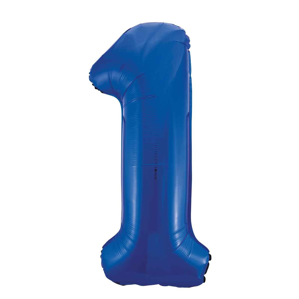 Any single 34" number balloon themed on a double base