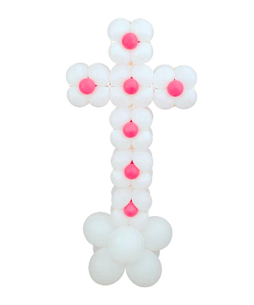 5ft Link balloon Cherished Cross Balloon Column