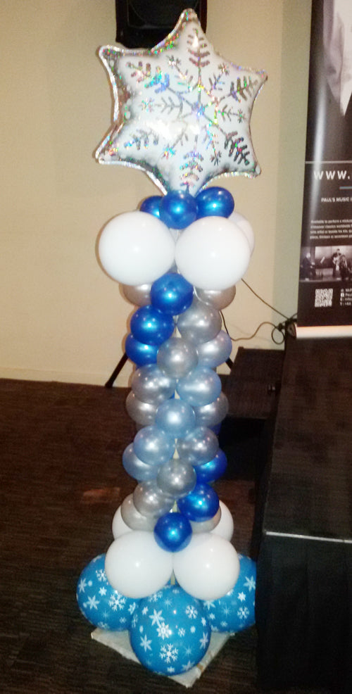 Any 18" Foil On A Latex air-filled balloon Column