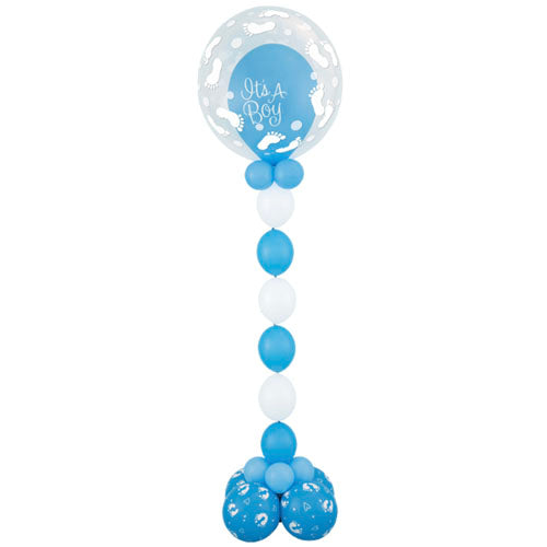 Double Deco Bubble Balloon and Links including Balloon Base