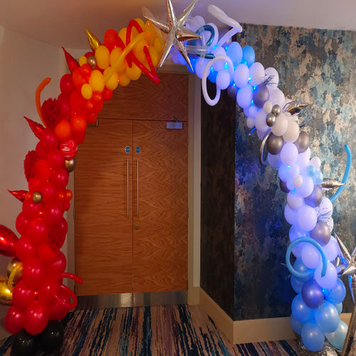 Deluxe Themed Air filled Balloon Arch