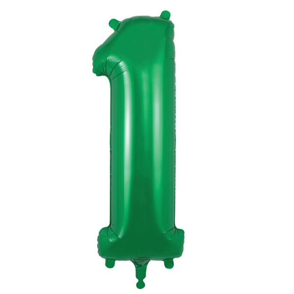 Any single 34" number balloon themed on a base