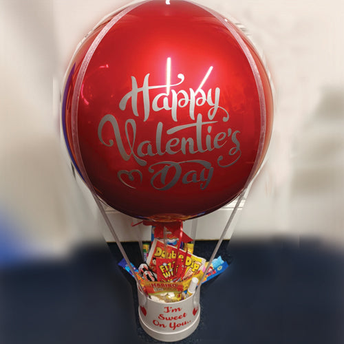 Valentines Day Gift Air Balloon With Orbz Air Balloon