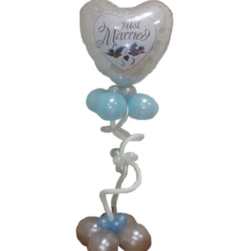 Any 36" Foil Balloon On Latex Base - Hearts Desire Balloon Decoration