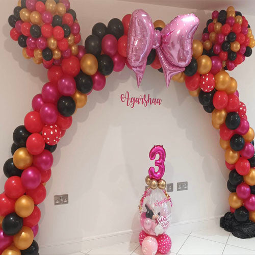 Minnie Or Mickey Mouse Ears Balloon Arch