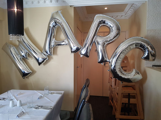 Any Name 34" Letter or Number Balloon Arch