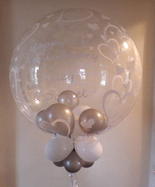 Gift Air Balloon With Deco Bubble