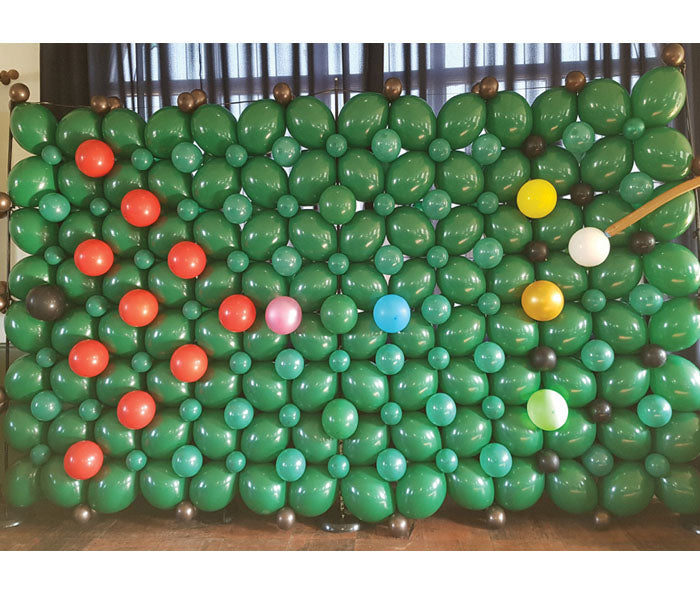 7ft x 5ft Snooker table Balloon Wall Backdrop