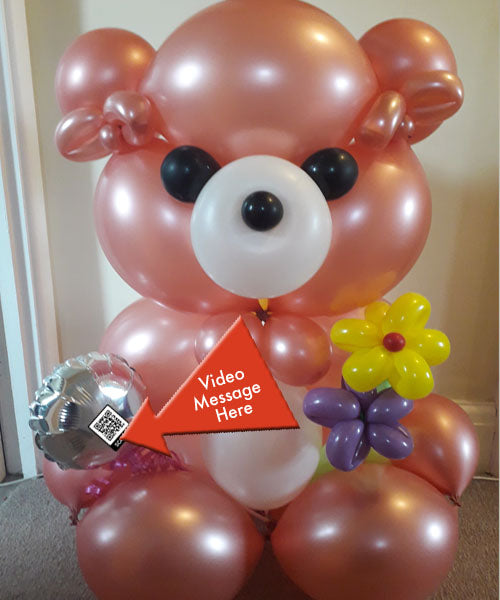 Teddy Bear Balloon - (2 sizes available)