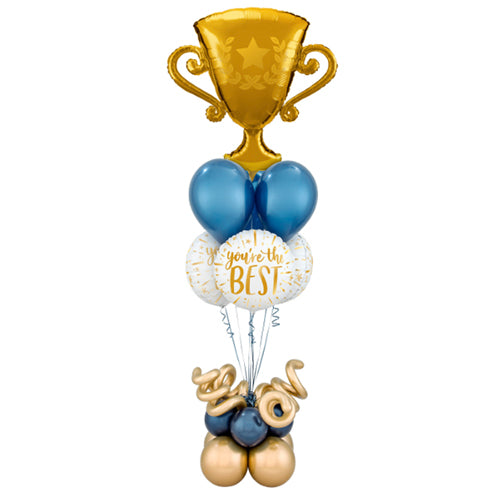 You're The Best! Deluxe Champion Balloon Bouquet with Base