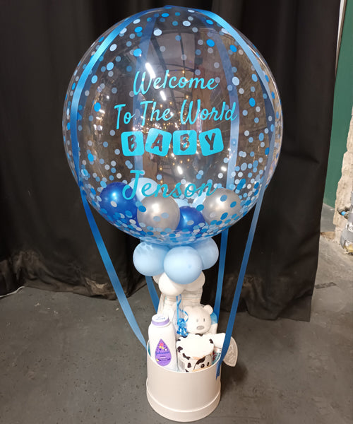 Gift Air Balloon With Deco Bubble