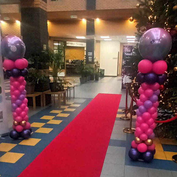 Any 3ft Round Balloon on a small latex balloon column