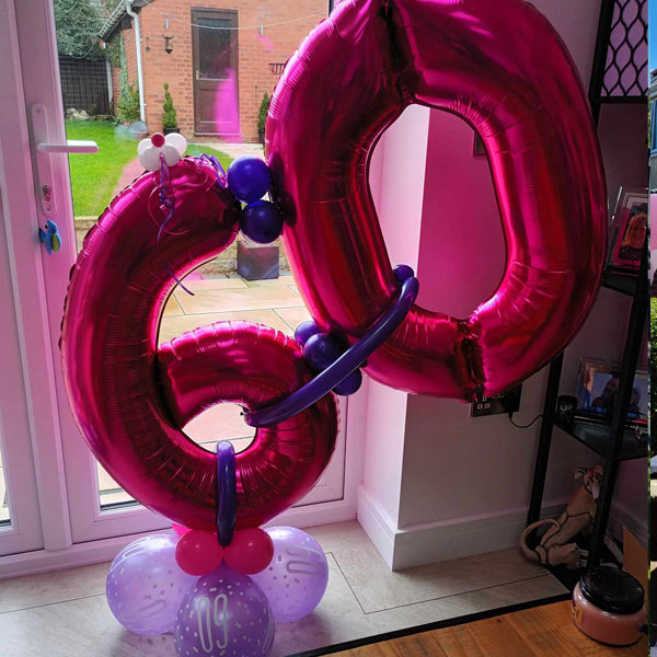 Deluxe Double 34" Number Balloon Stack