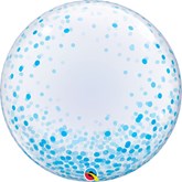 Feather Deco Bubble Balloon  Personalised one side - Ideal for any occasion (various Options)