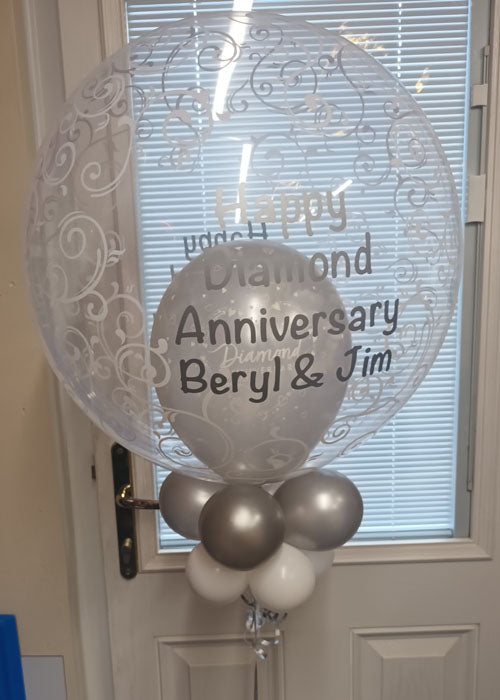 Personalised Double Deco Bubble Balloon