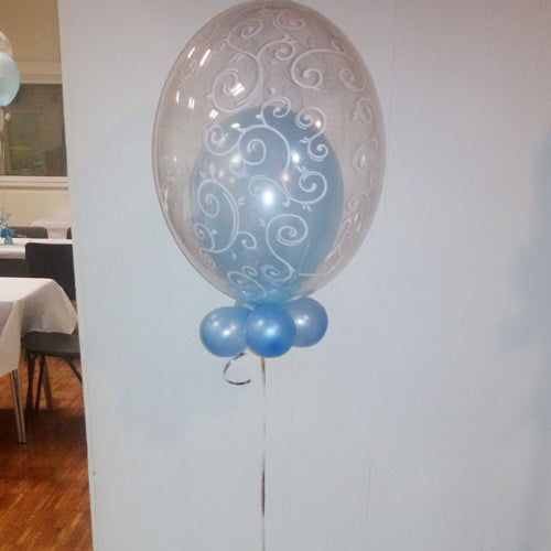 Personalised Double Deco Bubble Balloon