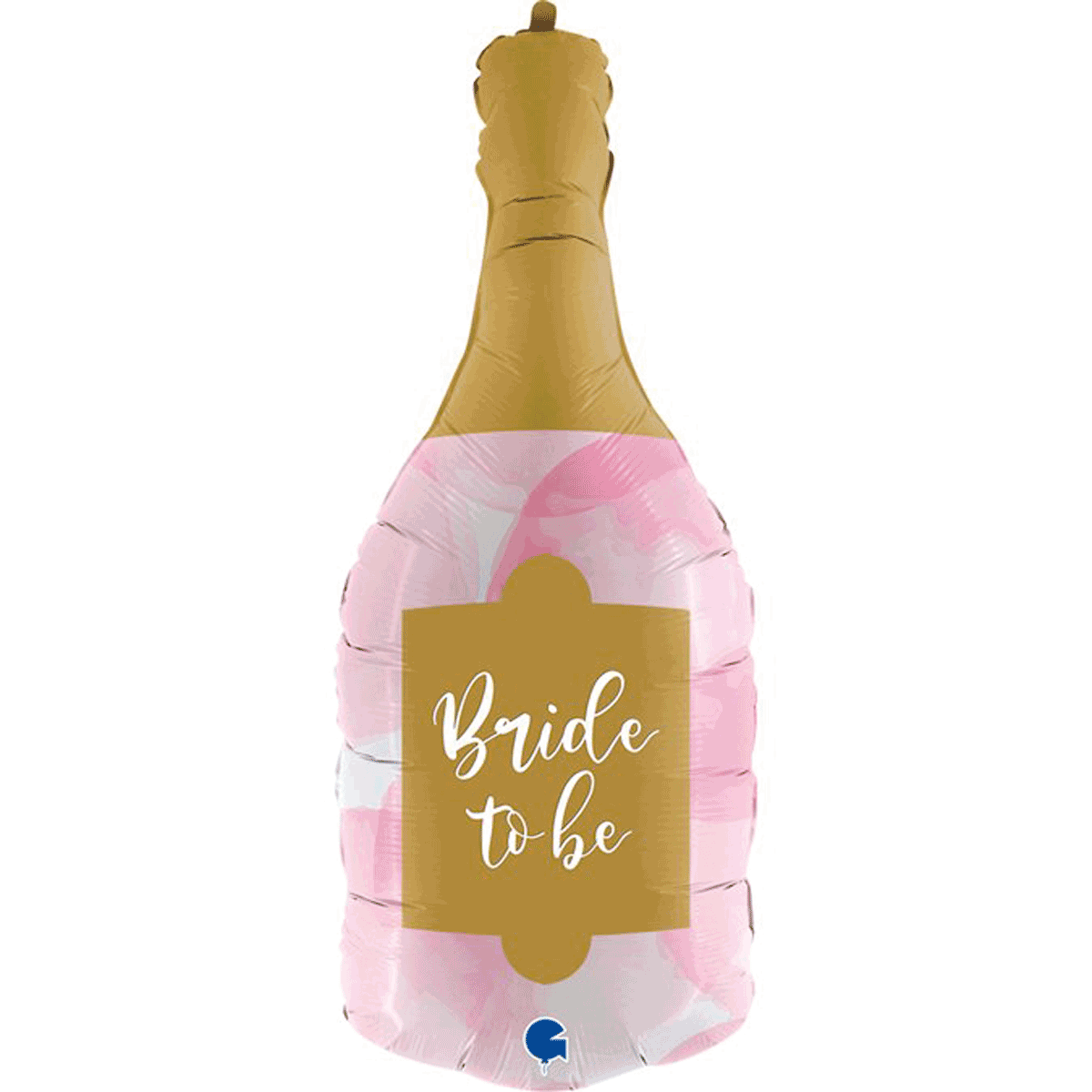 Celebration Foil Champagne Bottle & 6 Helium Latex Bouquet