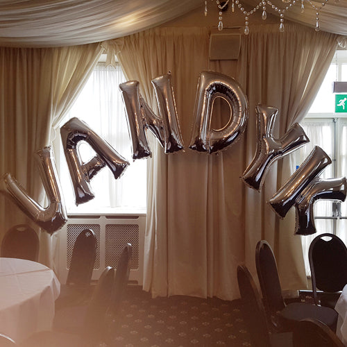 Any Name 34" Letter or Number Balloon Arch