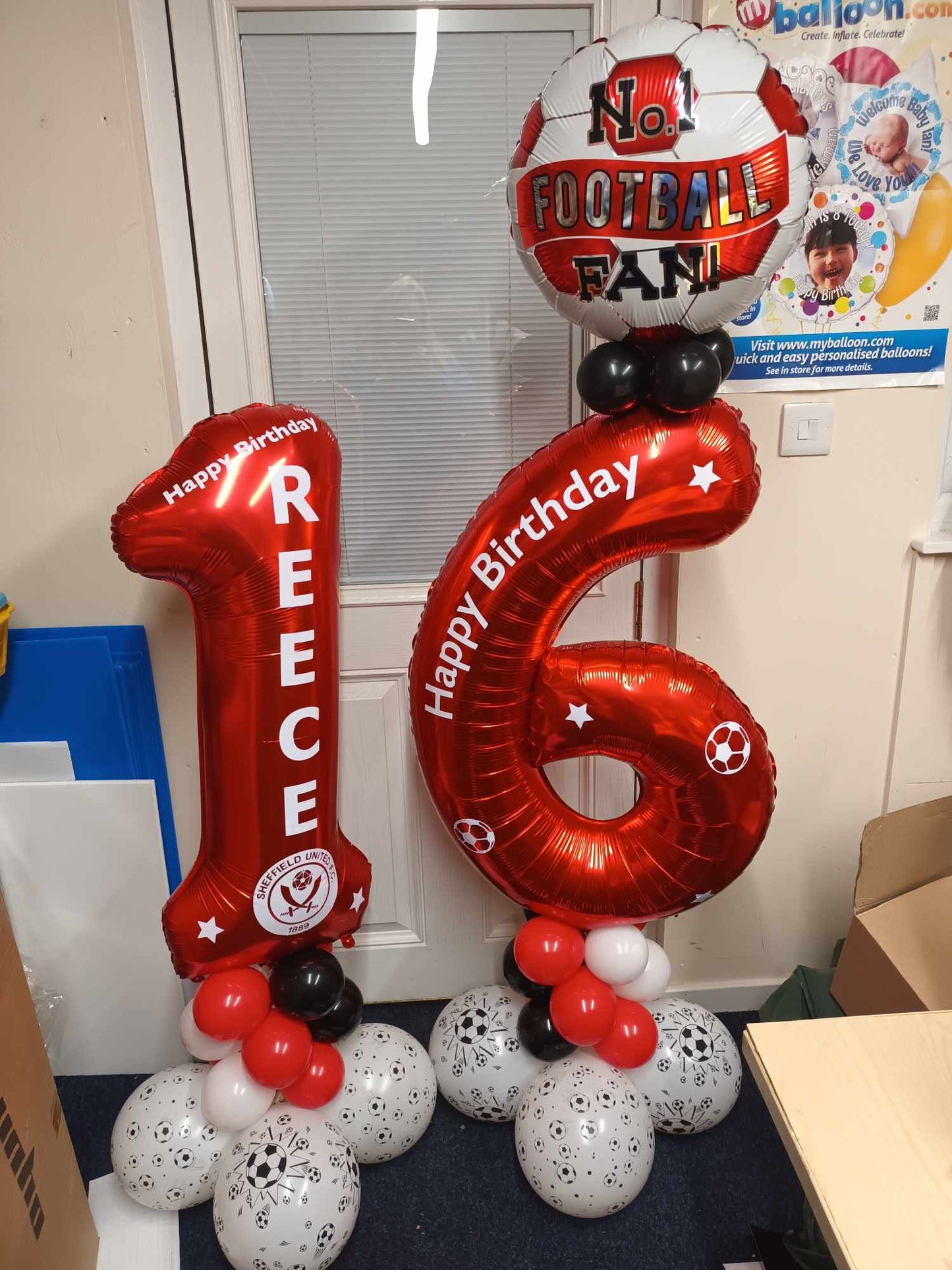 Any 2 - 34" numbers air filled and comes on a marquee base with extras (various Options)